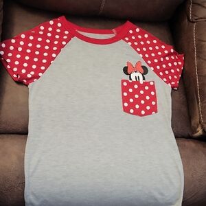 Disney Gray and Red T-Shirt